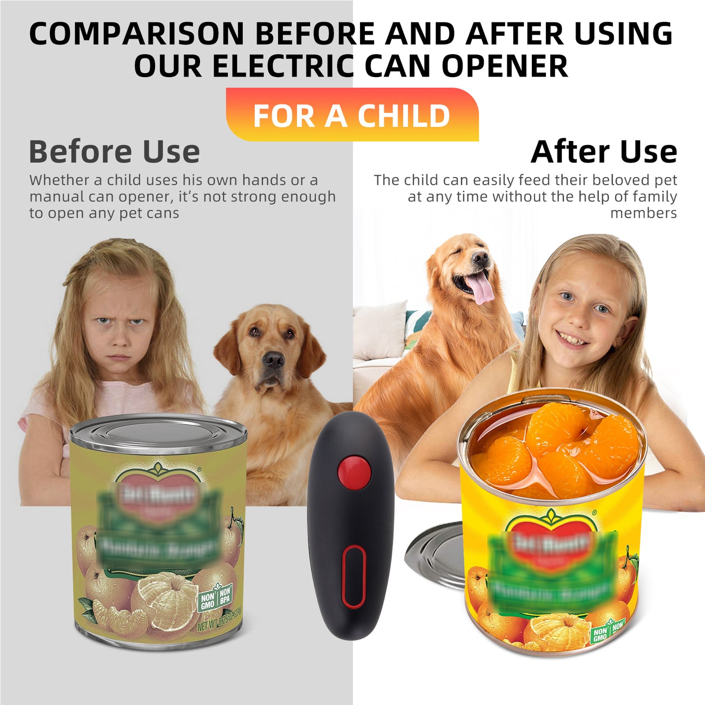 OneTouch electric can opener