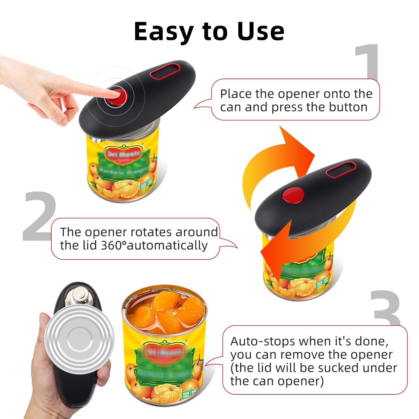 OneTouch electric can opener